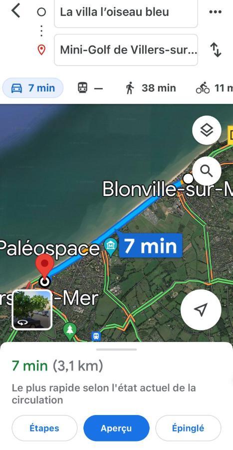 בלונוויל-סור-מר La Villa L'Oiseau Bleu Proche De La Plage Et De Deauville !!! Awards 2025 מראה חיצוני תמונה