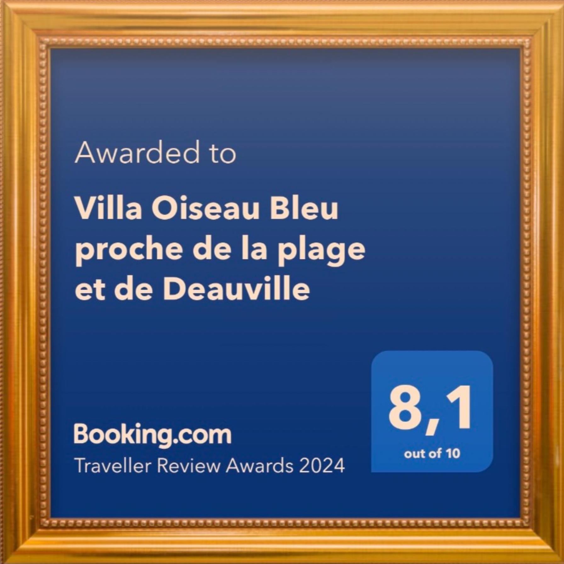 בלונוויל-סור-מר La Villa L'Oiseau Bleu Proche De La Plage Et De Deauville !!! Awards 2025 מראה חיצוני תמונה